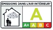 COV - Etiquette classe émissions de polluants volatils (A à C)