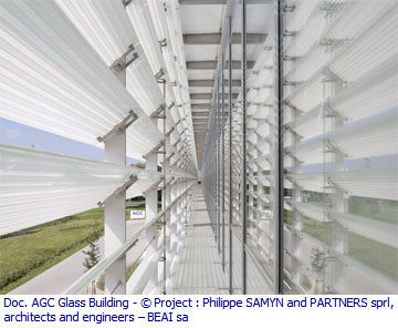 Intérieur AGC Glass Building - Philippe SAMYN and PARTNERS - BEAI sa