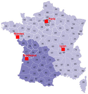 AGC Glass Distribution : réseau en France