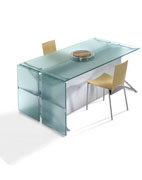 Table verre tremp