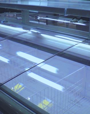 Meubles réfrigérés : couvercle en Produits verriers - verre AGC